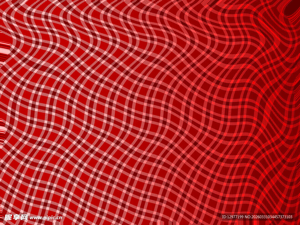红色网格纹理背景图案