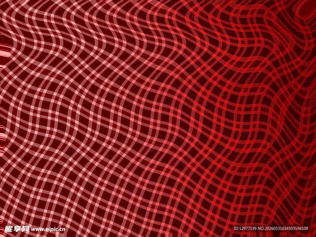 红色网格纹理背景图案