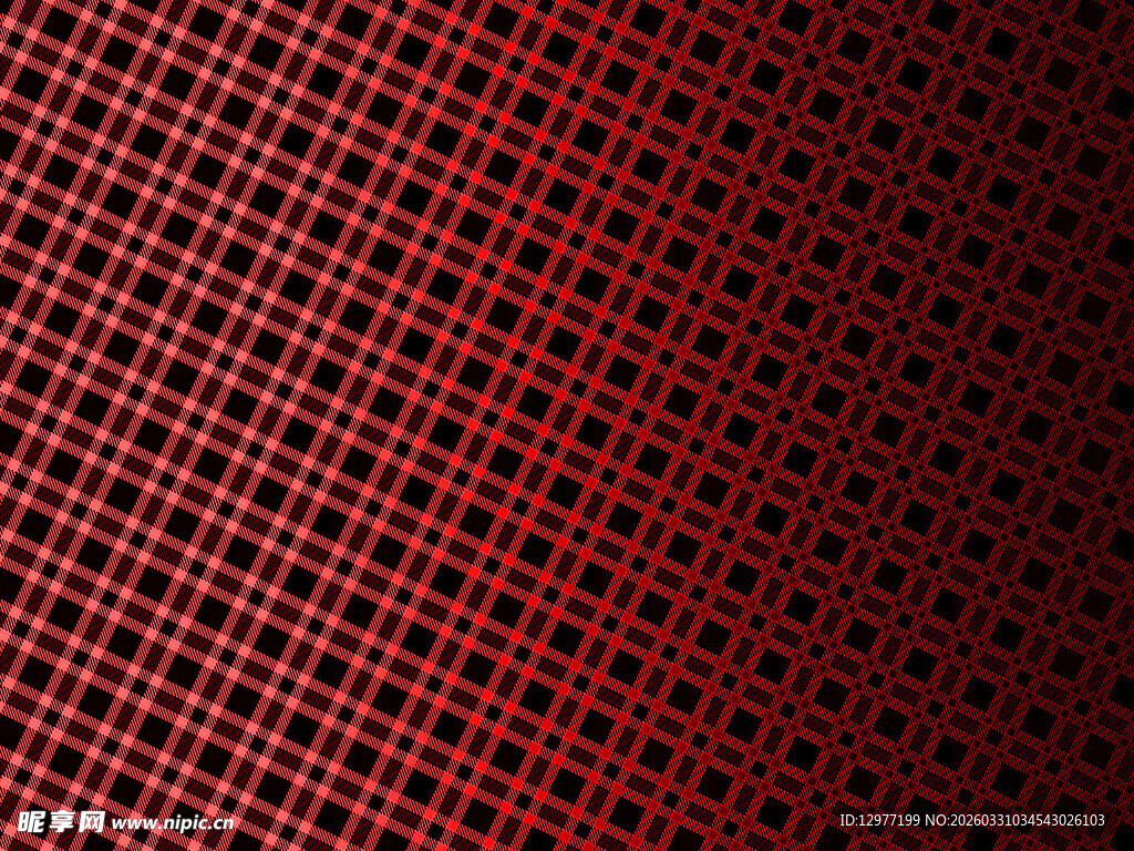 红色网格纹理背景图案