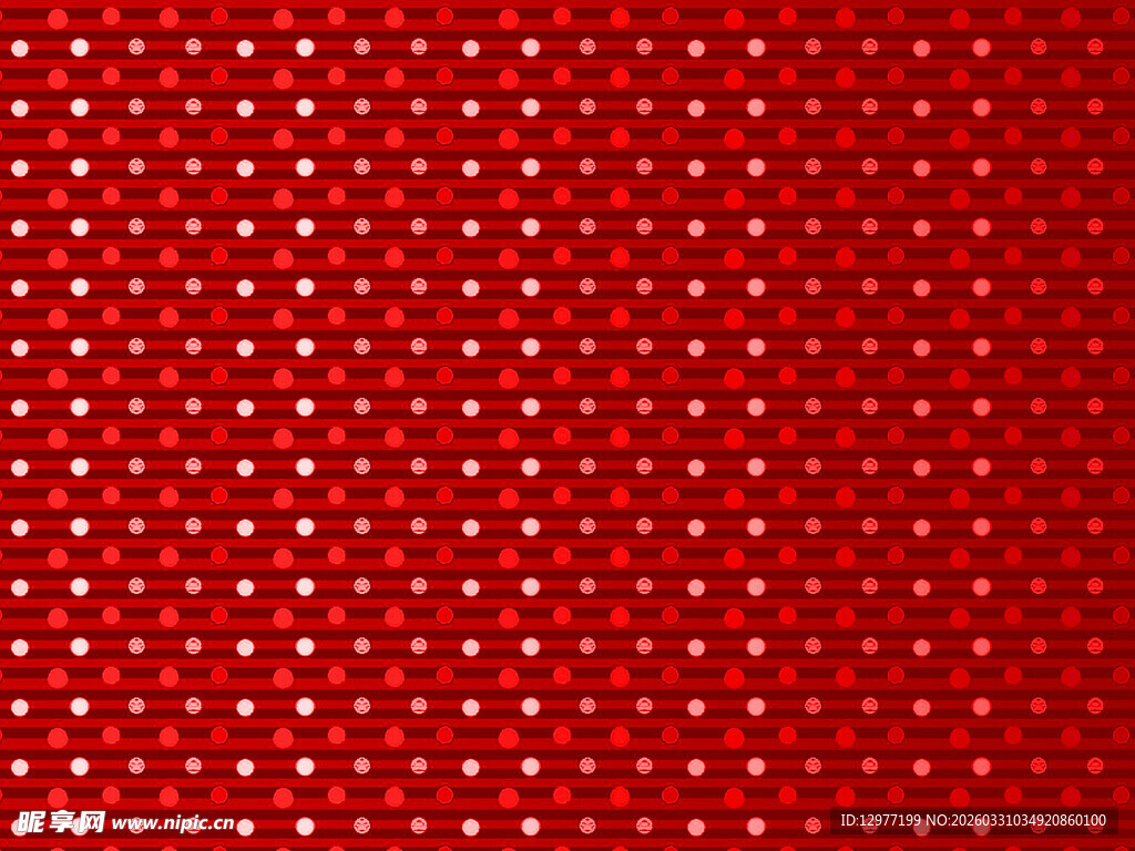红色波点纹理背景图