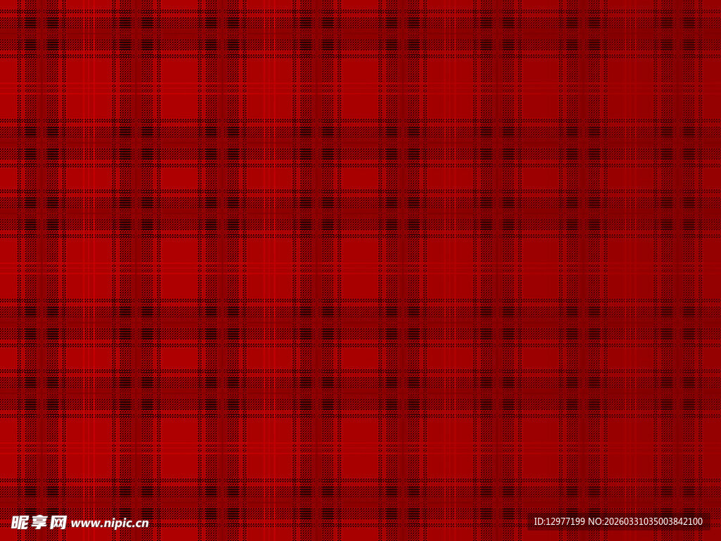 红色格子纹理背景图案