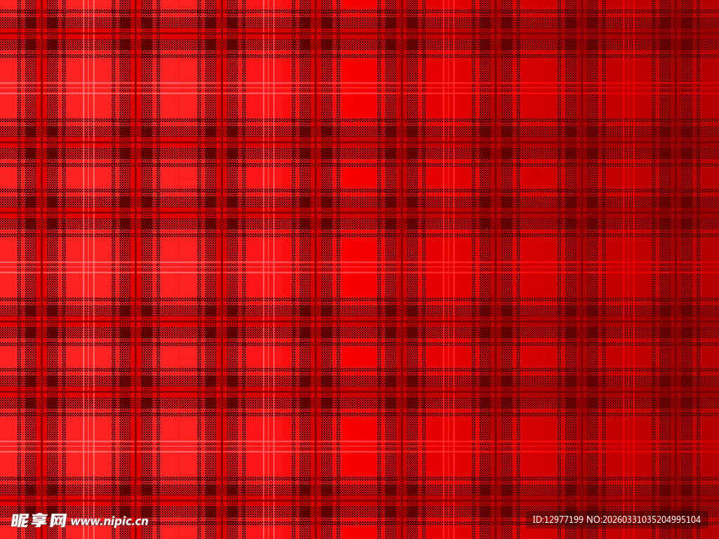 红色格子纹理背景图