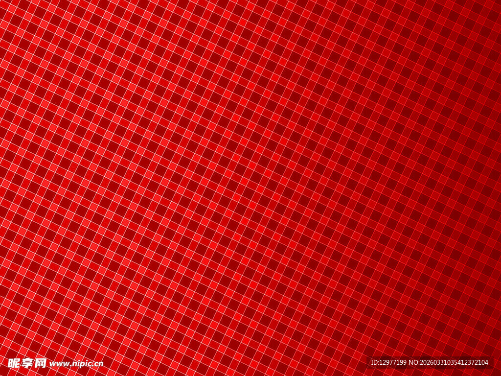 红色网格纹理背景图