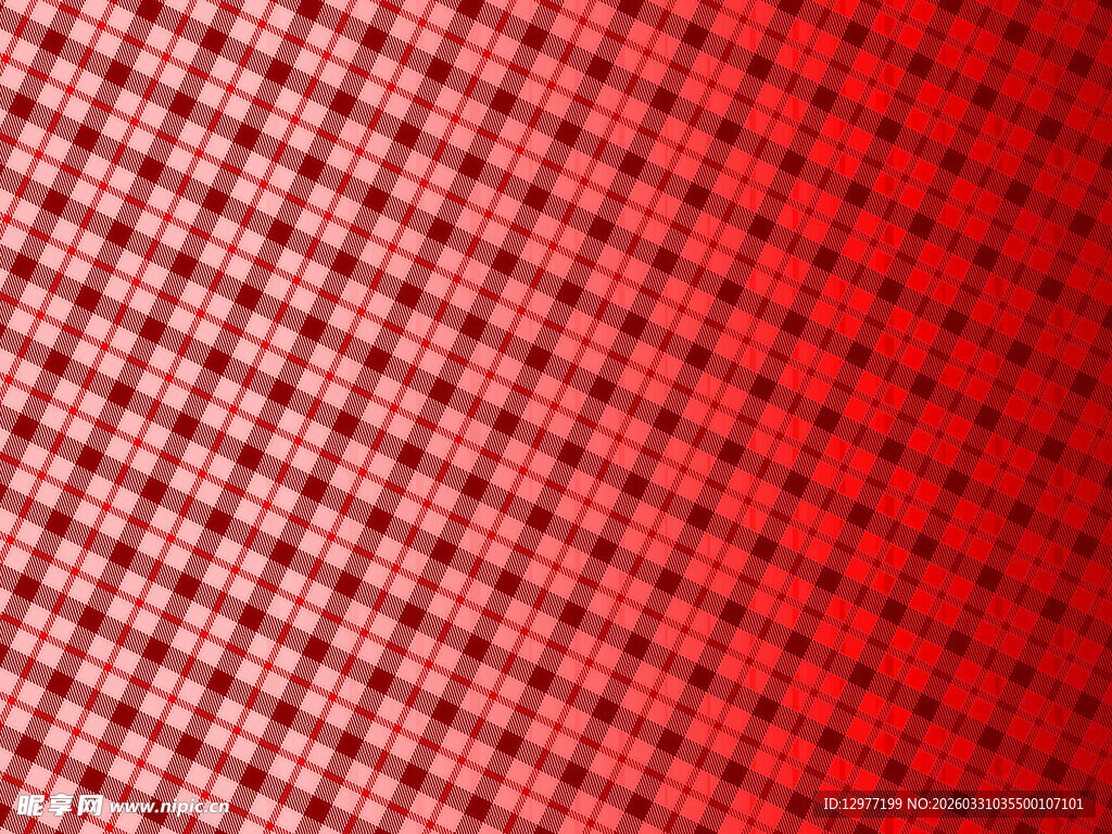 红色渐变方格纹理背景