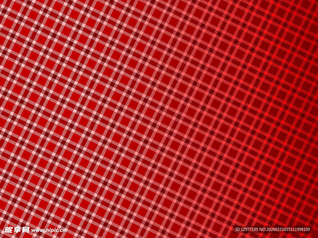 红色网格纹理背景图案