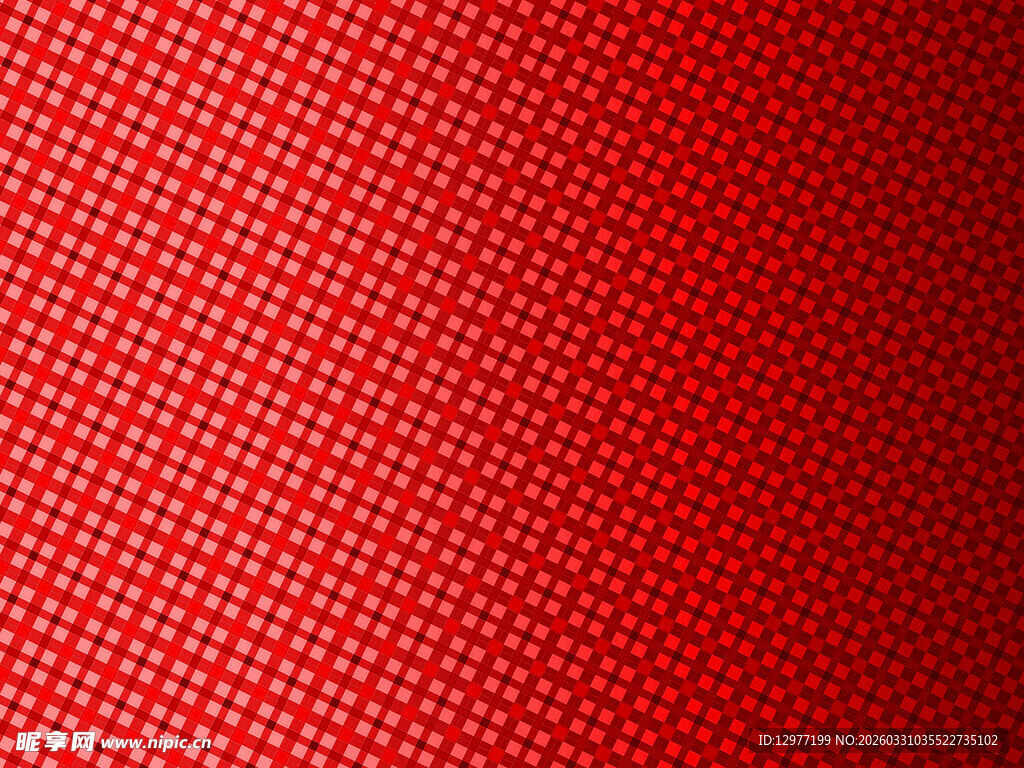 红色网格纹理背景图