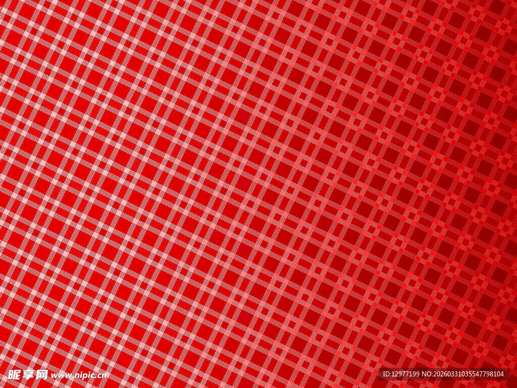 红色方格纹理背景图