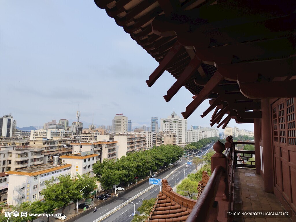 广东肇庆披云楼一角