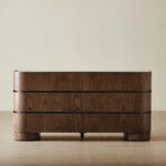 复古木质三屉柜