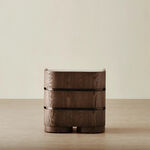 复古木质多层收纳盒