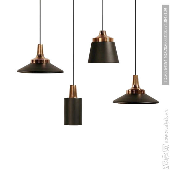 简约现代金属吊灯组合