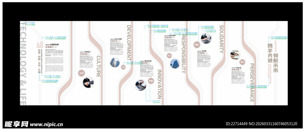 企业历程文化墙