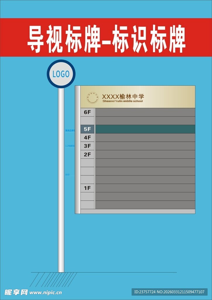 导视标识牌展示