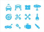 汽车维修保养图标集