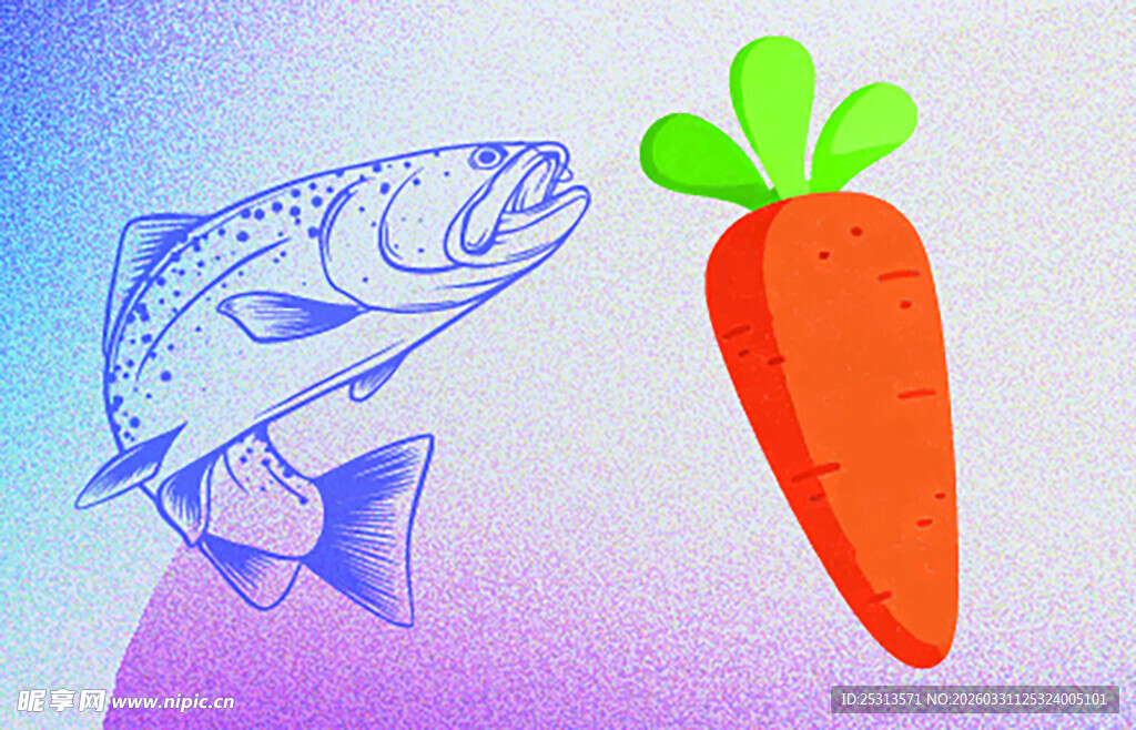 鱼与胡萝卜的奇妙组合