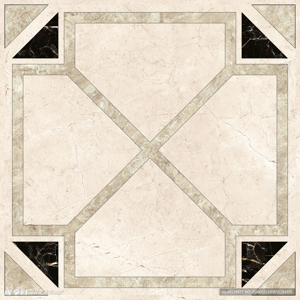 几何图案瓷砖设计