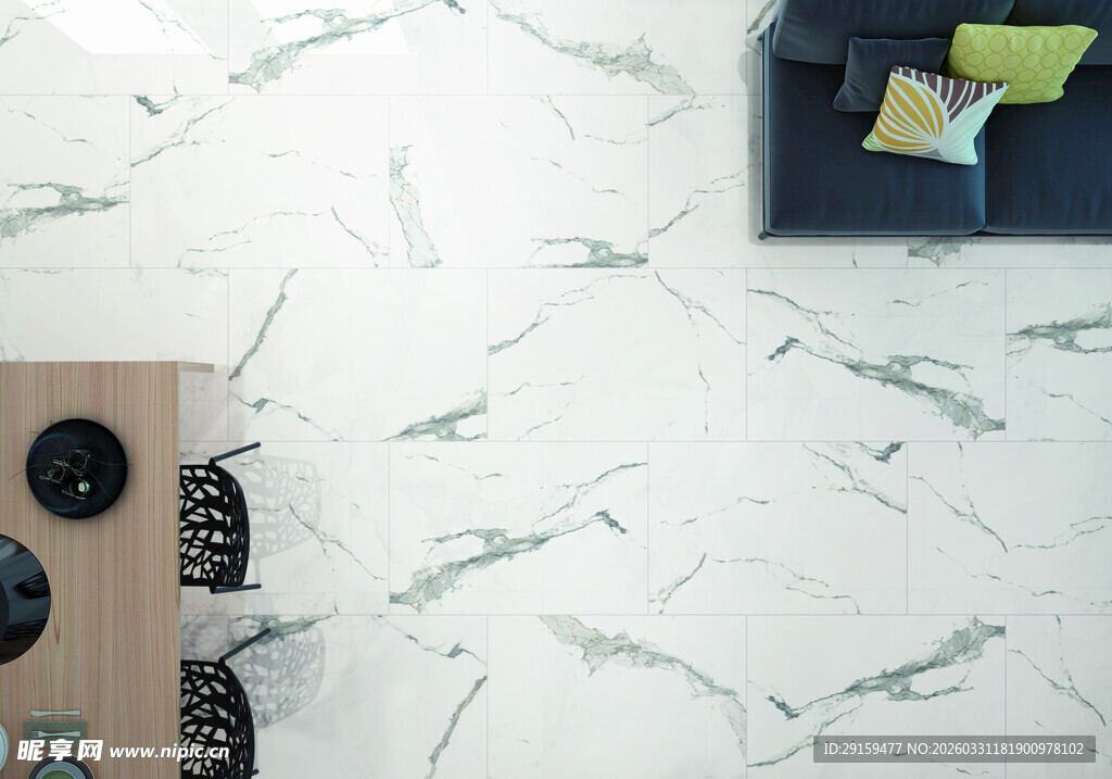 简约大理石桌面家居场景