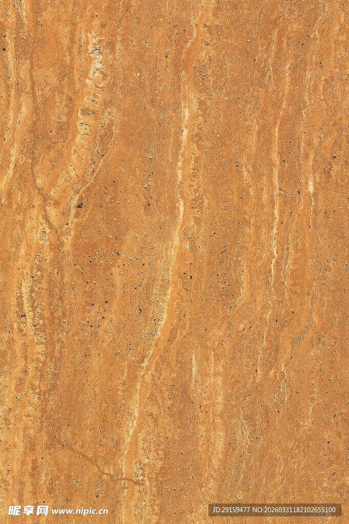 棕黄色纹理石材表面
