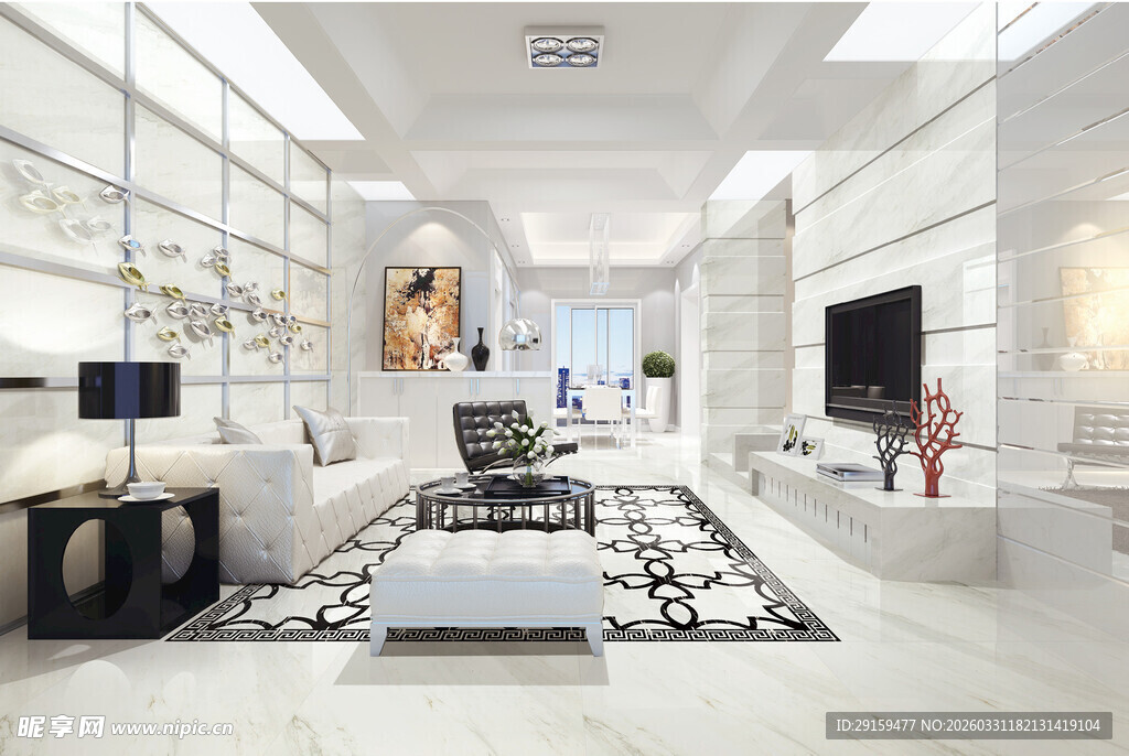 现代简约风格客厅展示