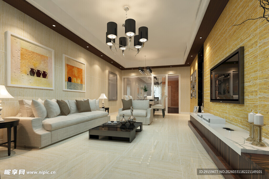 现代简约风格客厅设计