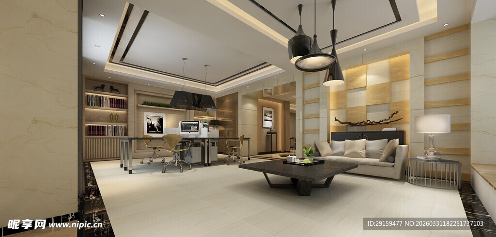 现代豪华客厅室内设计