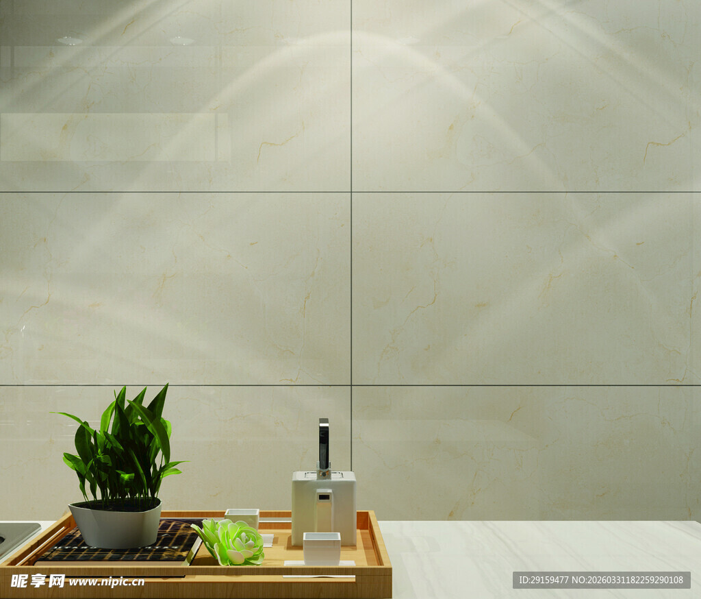 简约台面绿植摆件装饰图