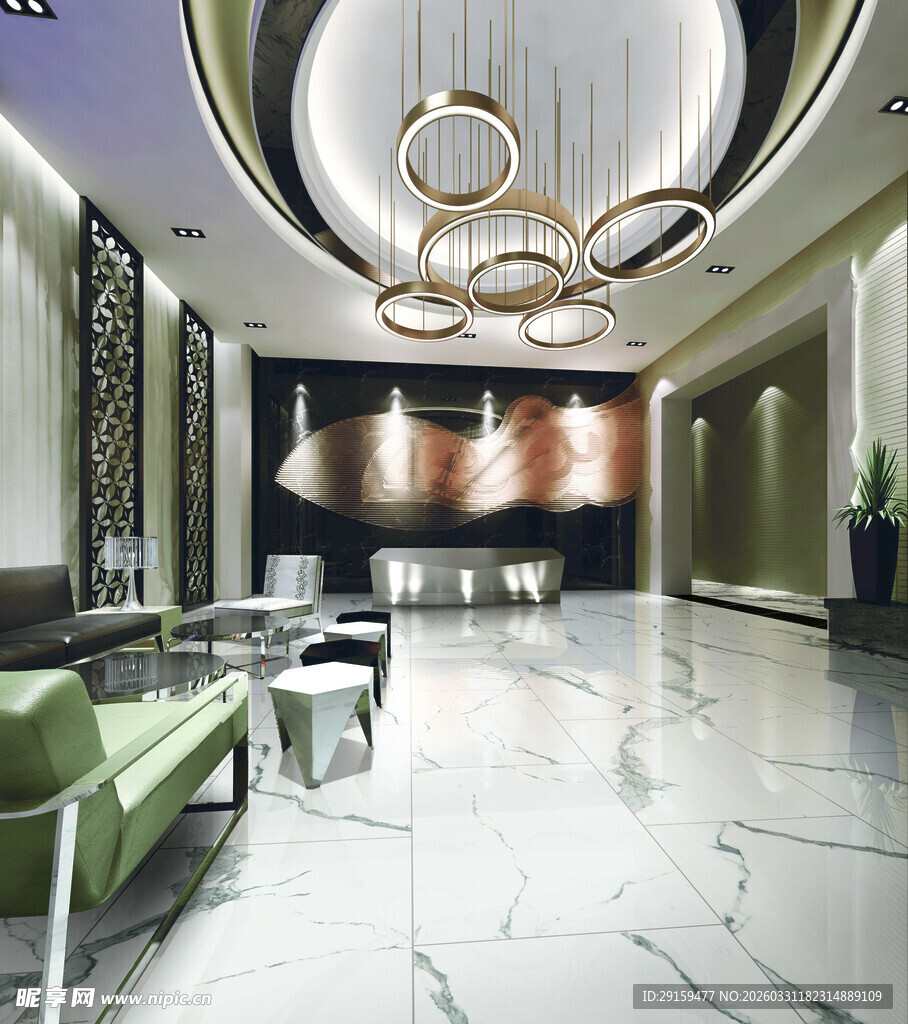 现代豪华大厅室内设计