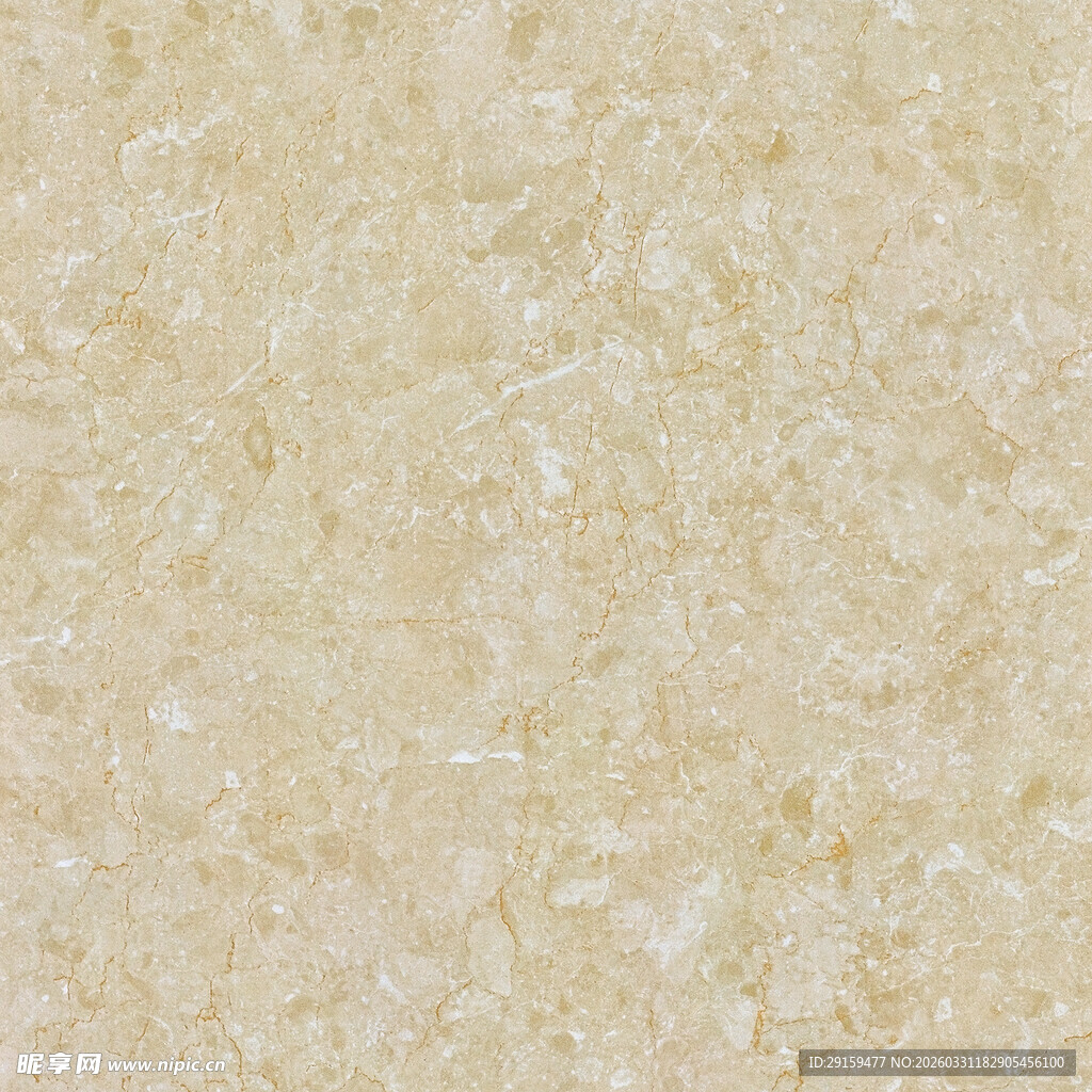米黄色纹理石材表面