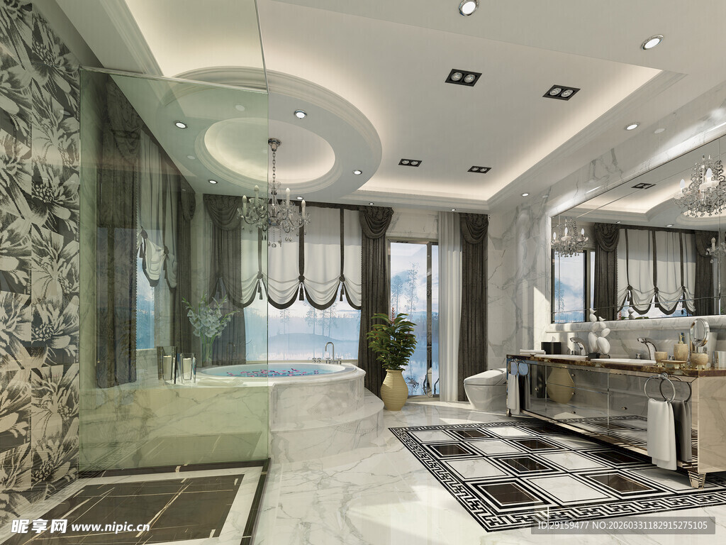 现代豪华客厅室内设计