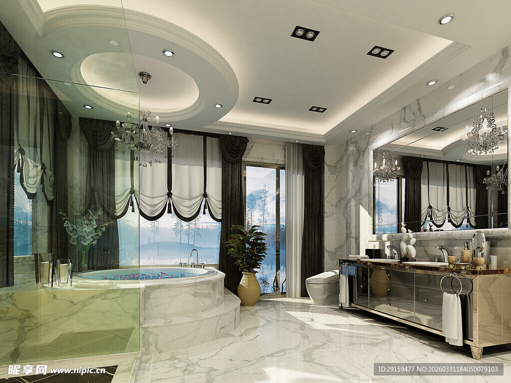 现代豪华客厅室内设计