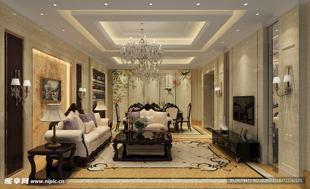 豪华大气的客厅室内设计