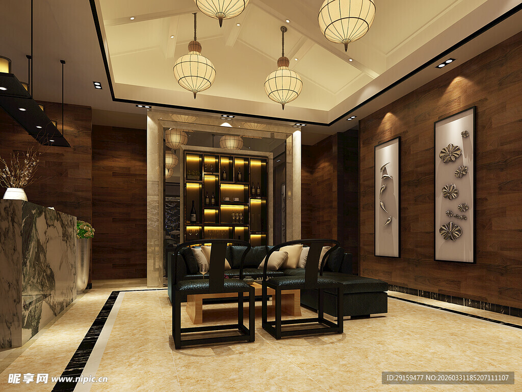 豪华现代风格客厅空间