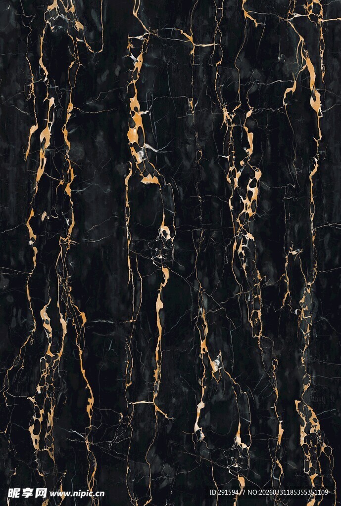 黑色大理石纹理图案