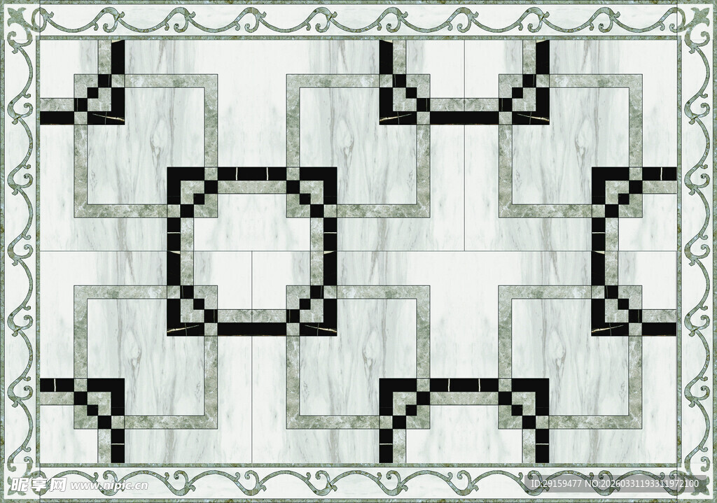 几何图案装饰边框设计