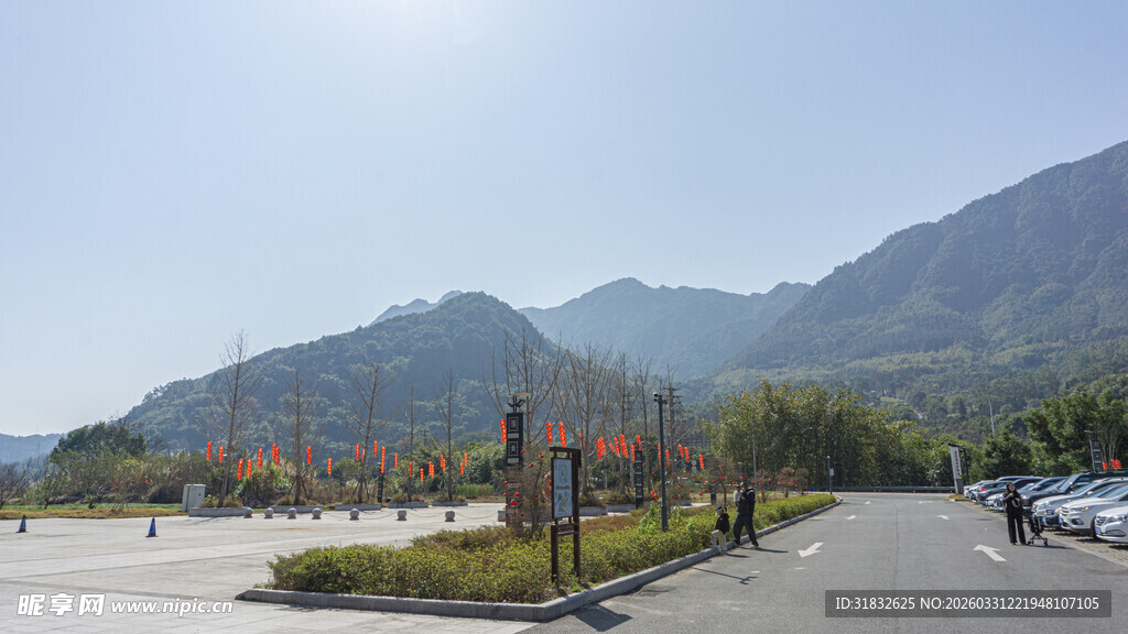 山间公路景区风景