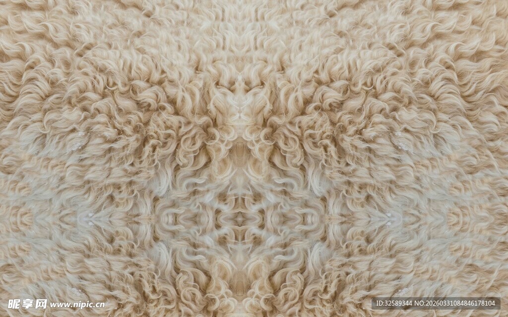 米色毛绒纹理图案