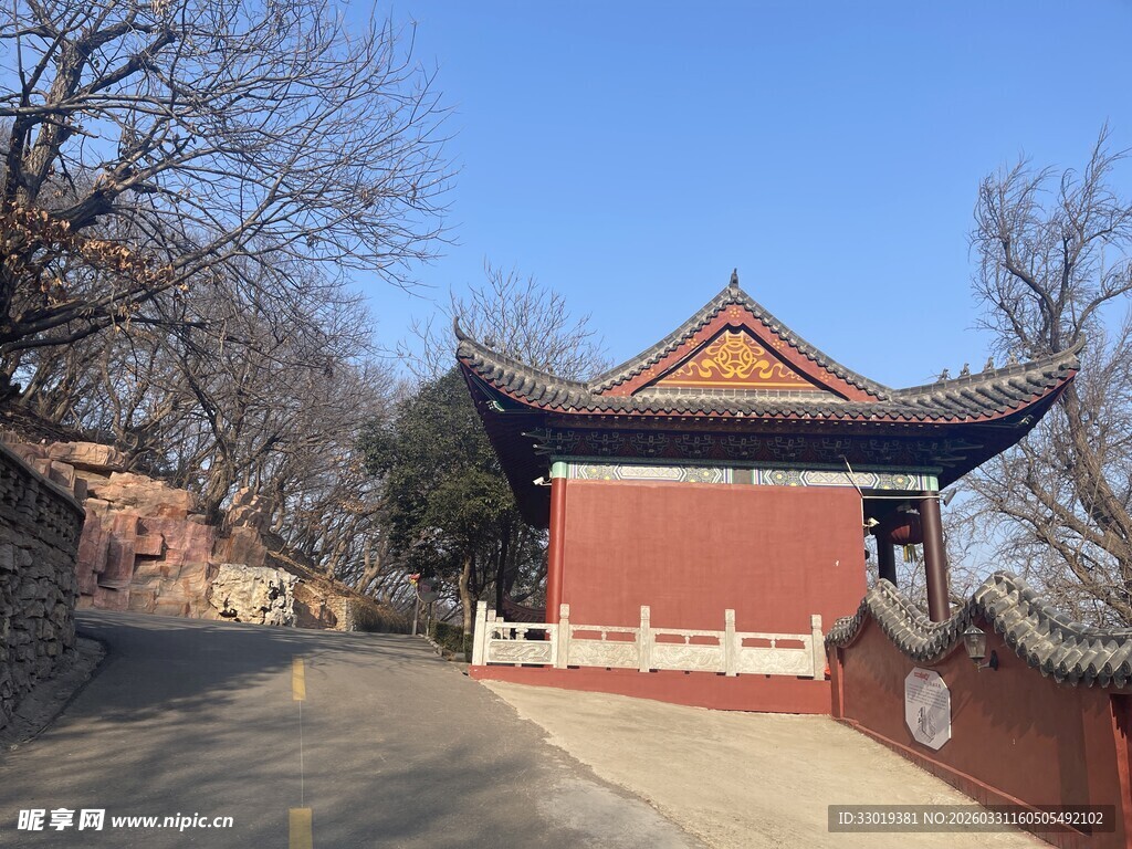 古色古香的中式建筑一角