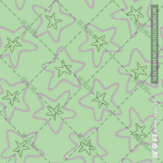 淡绿色底星星图案纹理