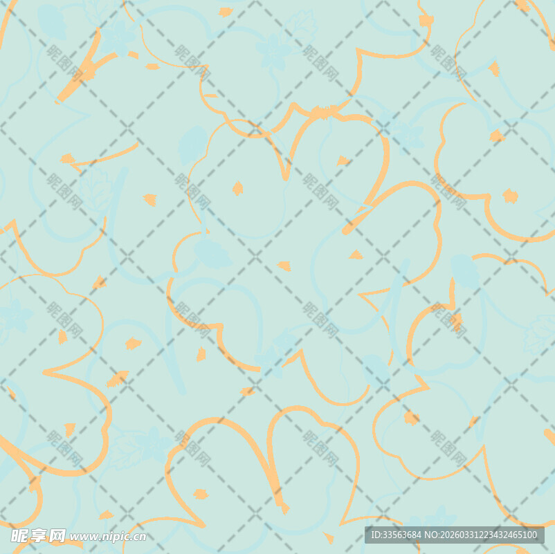 浅蓝色底几何线条图案