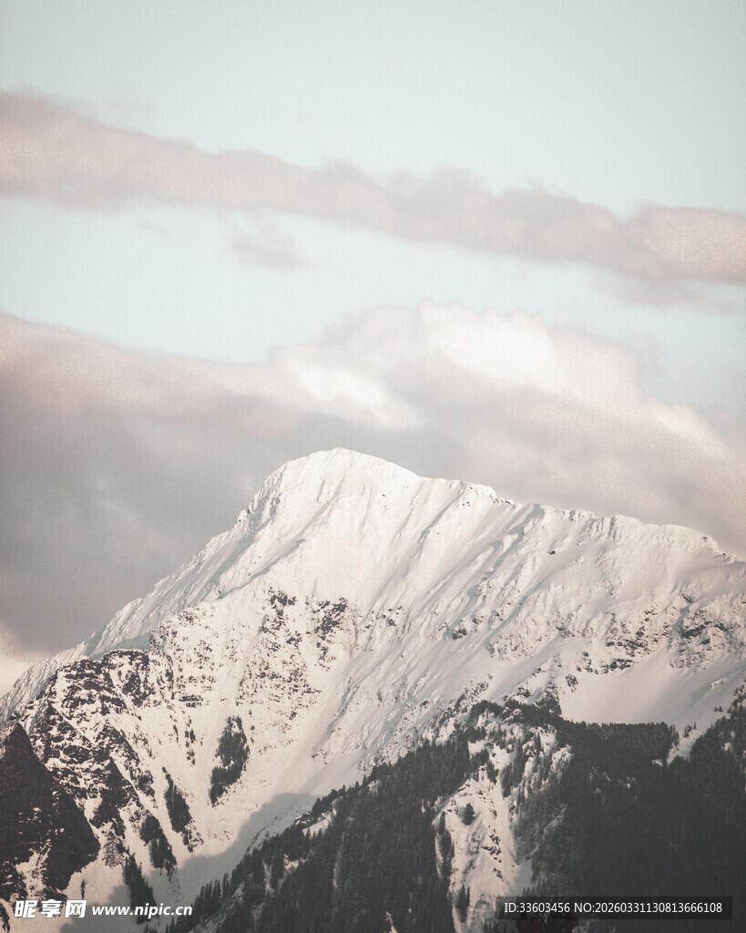 壮丽雪山美景