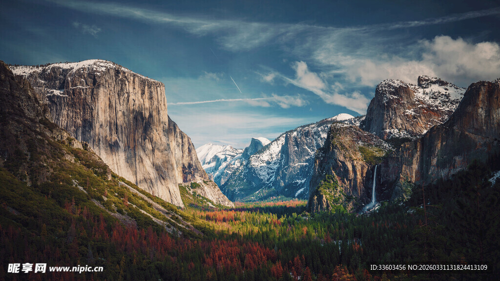 壮丽山谷自然风光