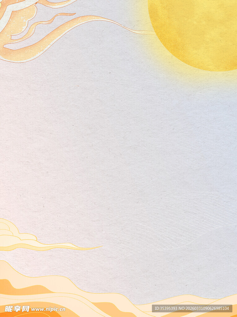 阳光洒在金黄沙滩上