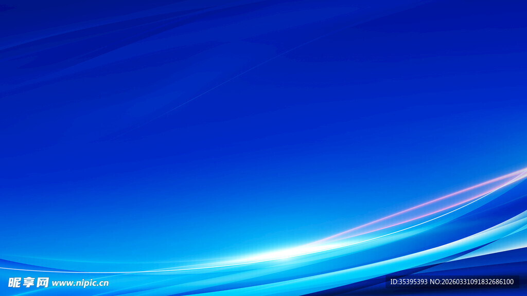 蓝色动感线条背景图