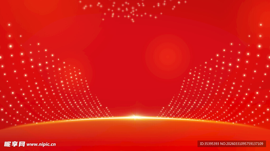 红色渐变科技感背景图