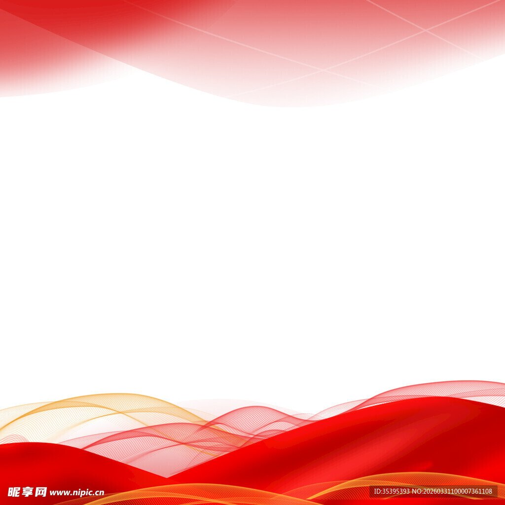 红色动感线条背景图