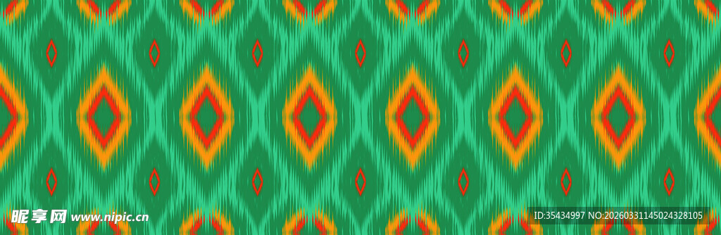 维吾尔族艾提莱斯图案