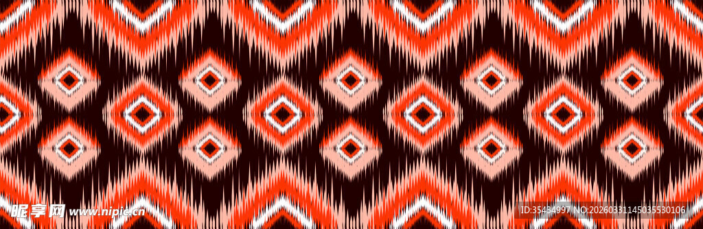 几何图案纹理 红棕配色