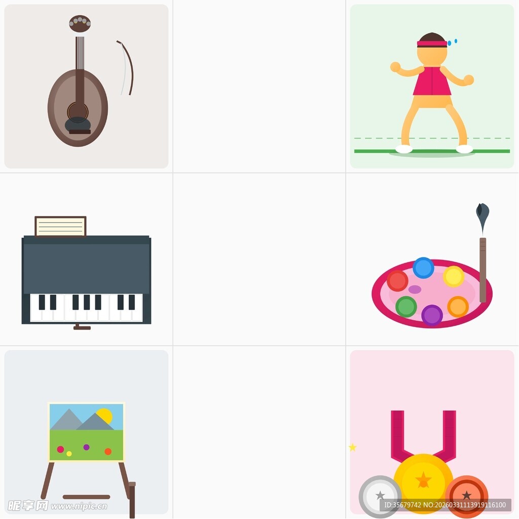 儿童玩具与乐器展示