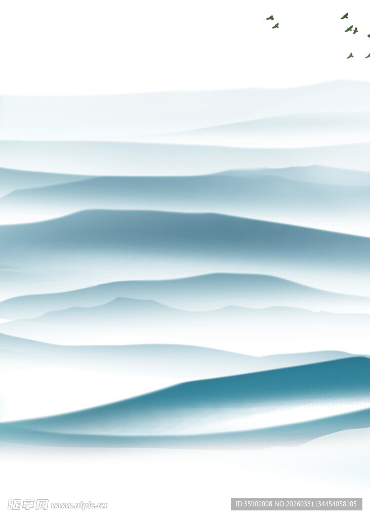 水墨山水意境图