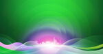梦幻绿色渐变光影背景图